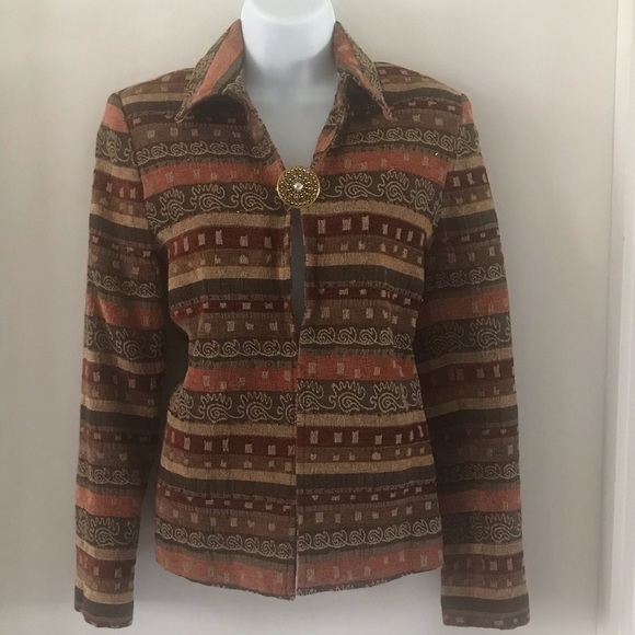 Alfred Dunner Jackets & Blazers - Alfred Dunner Jacquard Jacket